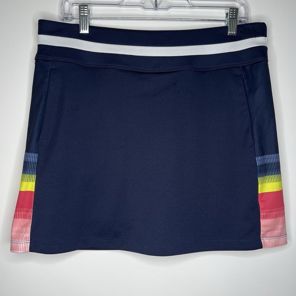 Callaway OptiDri Women's Size Large Nay Multicolor Skort Golf Sun Protection - Picture 1 of 5